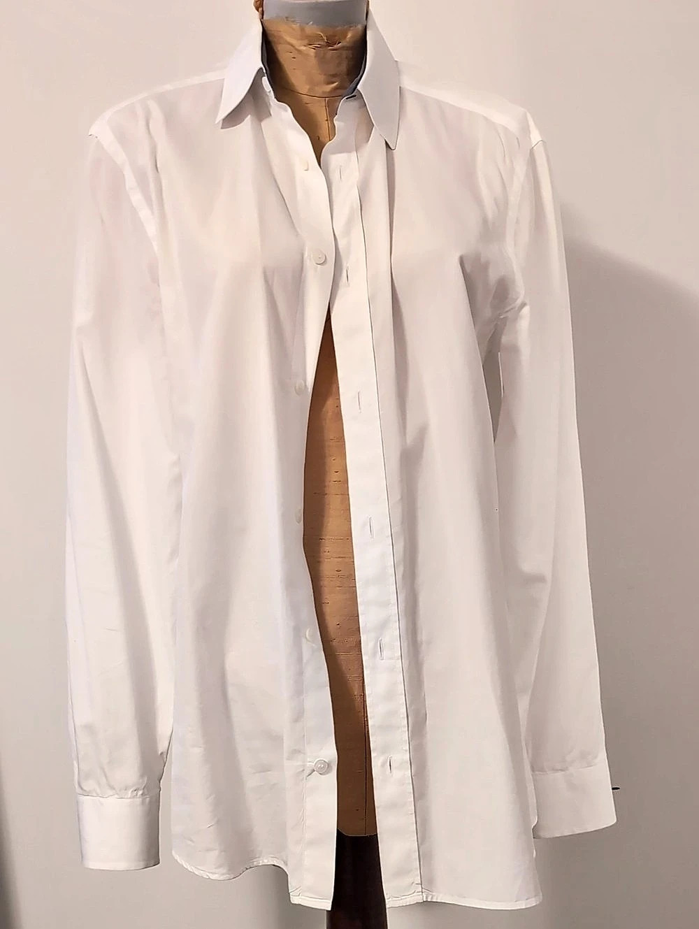 Burberry White Button Down Shirt Size 38